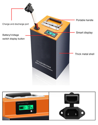 Coslight Lifepo4 Energy Storage Battery 24v 200ah For LCD Display Metal Shell