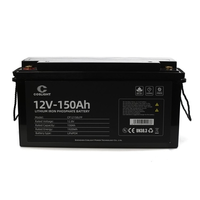12v 150Ah 18650 রিচার্জেবল লিপো ব্যাটারি লং সাইকেল লাইফ OEM